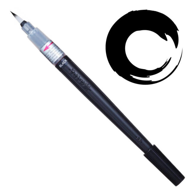 Pentel Fırça Uçlu Kalem Siyah - 2