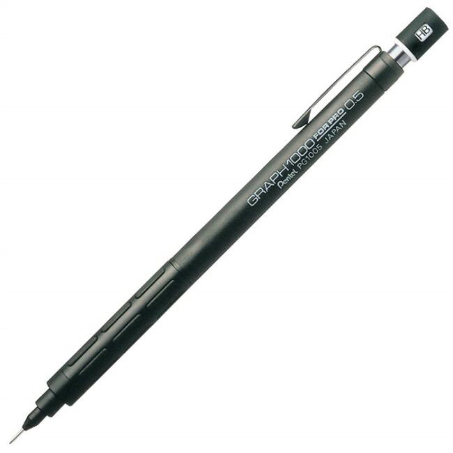 Pentel Graph1000 For Pro Teknik Çizim Kalemi Siyah 0.5 mm - 1