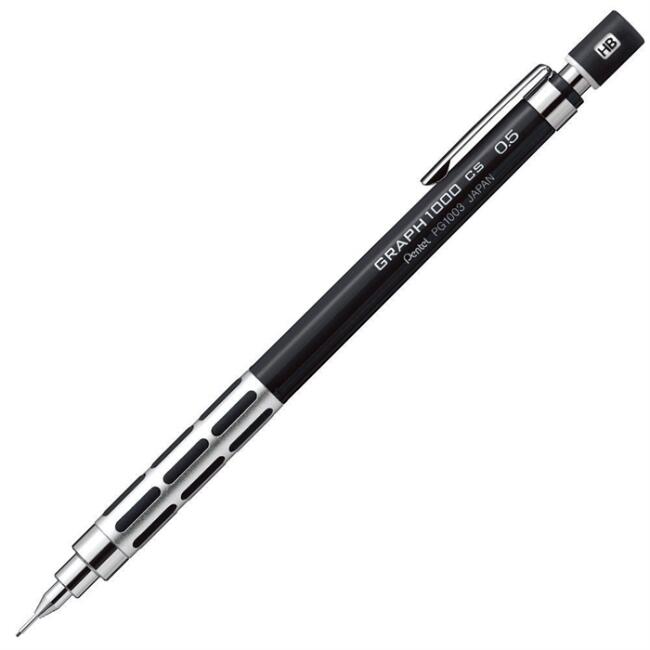 Pentel Graph1000 For Pro Teknik Çizim Kalemi Siyah 0.5 mm - 1