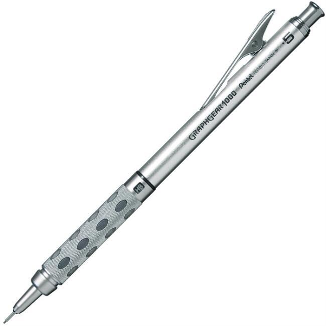 Pentel Graphgear 1000 Uçlu Kalem 0,5 mm Gri - 1