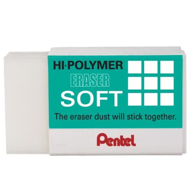 Pentel Hi-Polimer Soft Silgi ZES-08 - 1