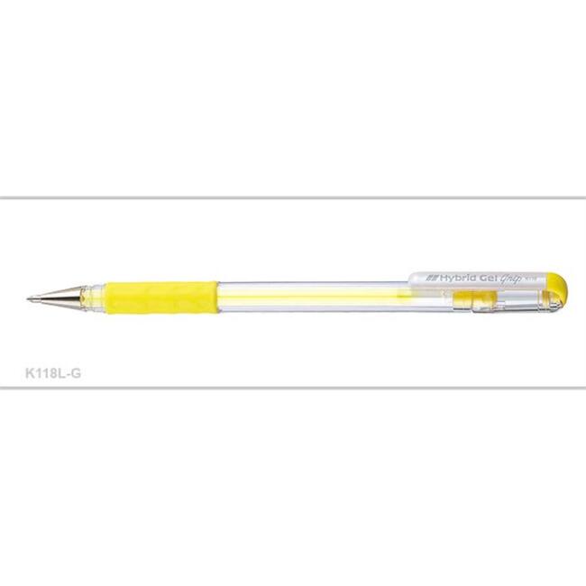 Pentel Jel Roller Kalem Sarı 0.8mm - 1