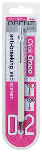 Pentel Orenz 0.2 mm Uç Korumalı Teknik Çizim Kalemi Beyaz - 2