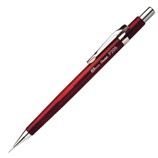 Pentel P205 Uçlu Teknik Çizim Kalemi Bordo 0,5 mm - 2