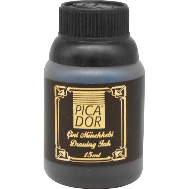 Picador Çini Mürekkebi 15 ml Siyah - 2