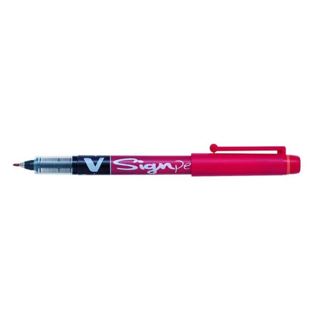 Pilot VSignpen İmza Kalemi Kırmızı - 1