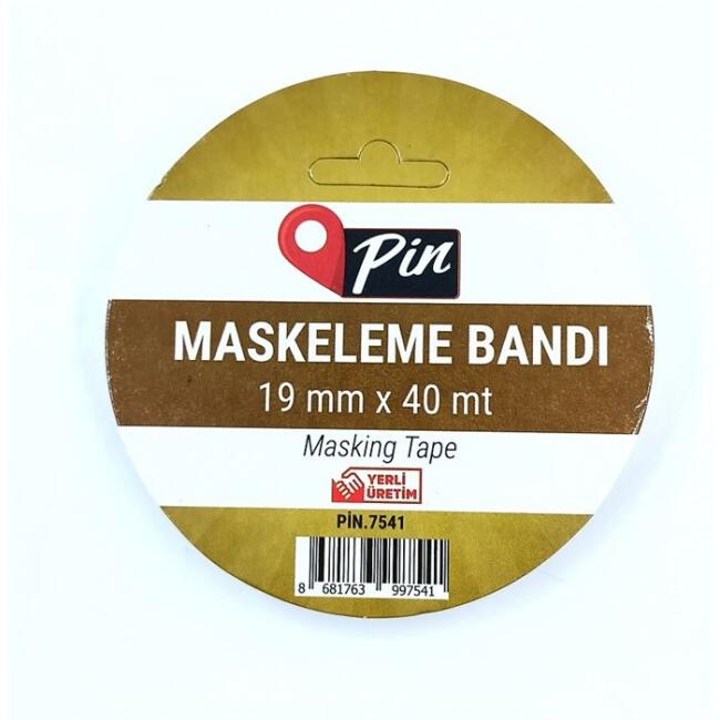 Pin 7541 Maskeleme Bandı 19mmx40 Metre - 1