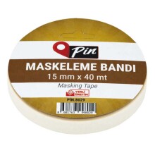 Pin Maskeleme Bandı 15 mm 40 Metre PİN.8029 - Pin