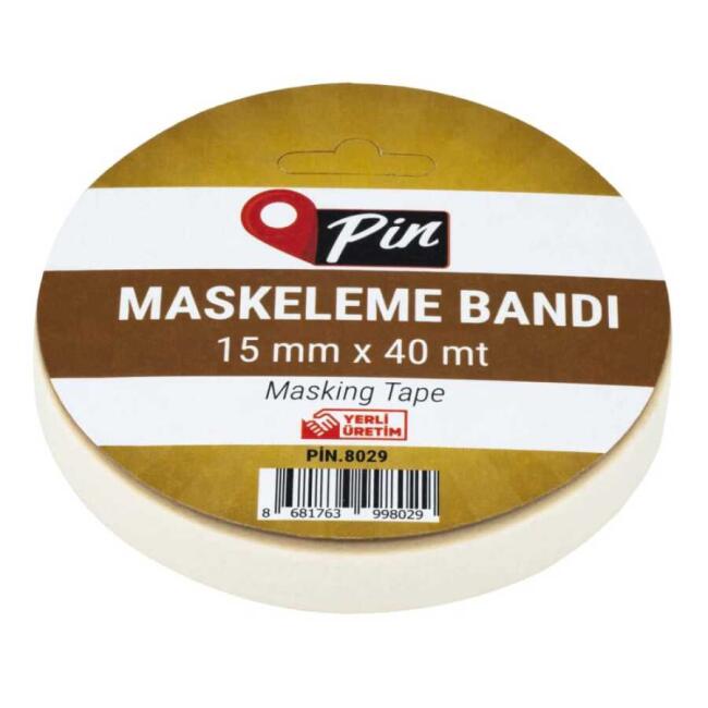 Pin Maskeleme Bandı 15 mm 40 Metre PİN.8029 - 1