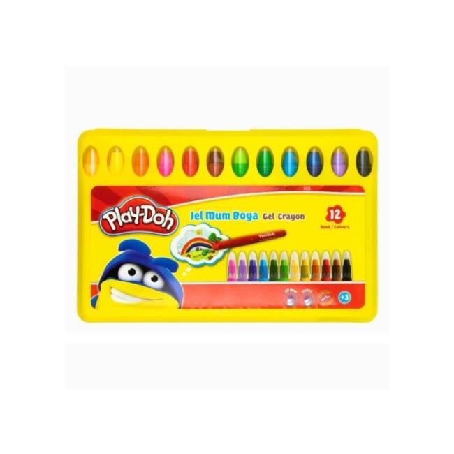 Play-Doh Crayon Jel Mum Boya 12 Renk - 1