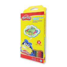 Play-Doh Ergonomik Üçgen Kuru Boya 12 Renk PLAY-KU026 - Play-Doh