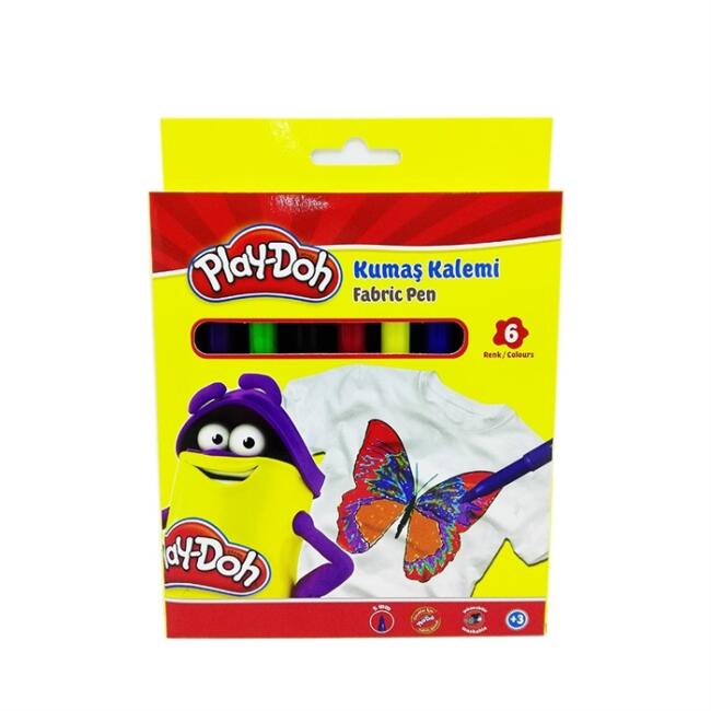 Play-Doh Kumaş Kalemi 6 Renk - 1