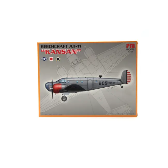 Pm Model Maket Eğitim - Bombardıman Uçağı Beechcraft AT-11 KANSAN 1:72 Ölçek PM-303 - 2