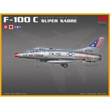 Pm Model Maket Uçak 1:72 Ölçek F-100C North American Super Sabre N:Pm-402 - PM MODEL MAKET (1)
