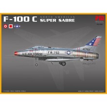 Pm Model Maket Uçak 1:72 Ölçek F-100C North American Super Sabre N:Pm-402 - PM Model (1)