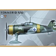 PM Model Maket Uçak 1:72 Ölçek Fokker D-XXI N:Pm-209 - PM Model (1)