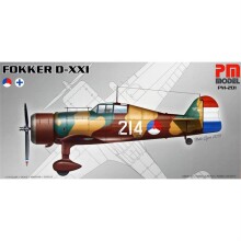 Pm Model Maket Uçak 1:72 Ölçek Fokker D-XXI Pm-201 - PM Model