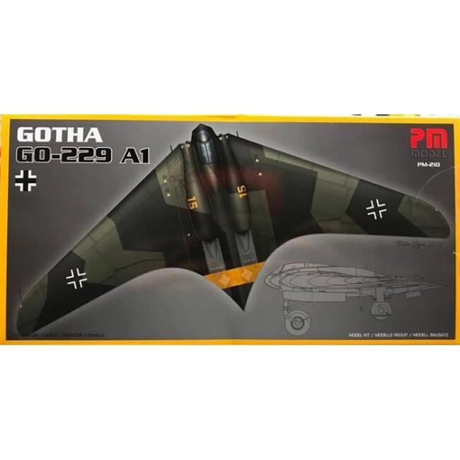 Pm Model Maket Uçak 1:72 Ölçek Gotha Go-229 A1 N:Pm-210 - 1