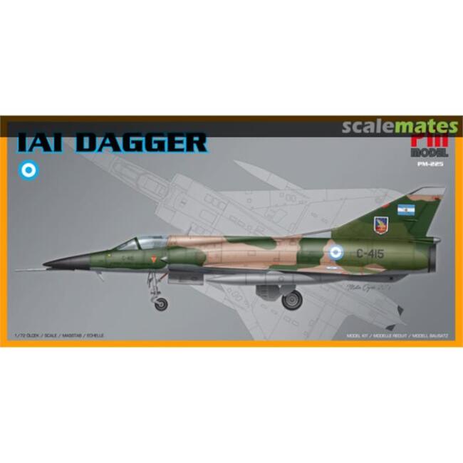 Pm Model Maket Uçak 1:72 Ölçek IAI Dagger N:Pm-225 - 1