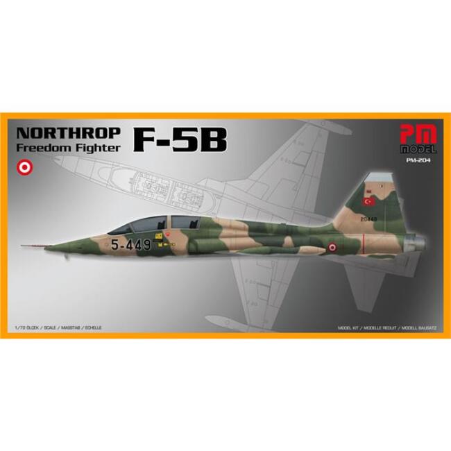 Pm Model Maket Uçak 1:72 Ölçek Northrop Freedom Fighter F-5B N:Pm-229 - 1
