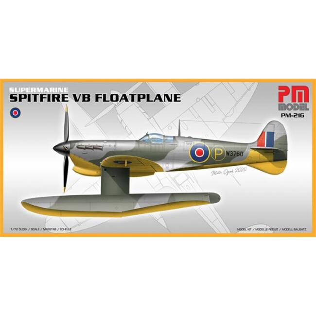 Pm Model Maket Uçak 1:72 Ölçek Supermarine Spitfire Vb Floatplane N:Pm-216 - 1