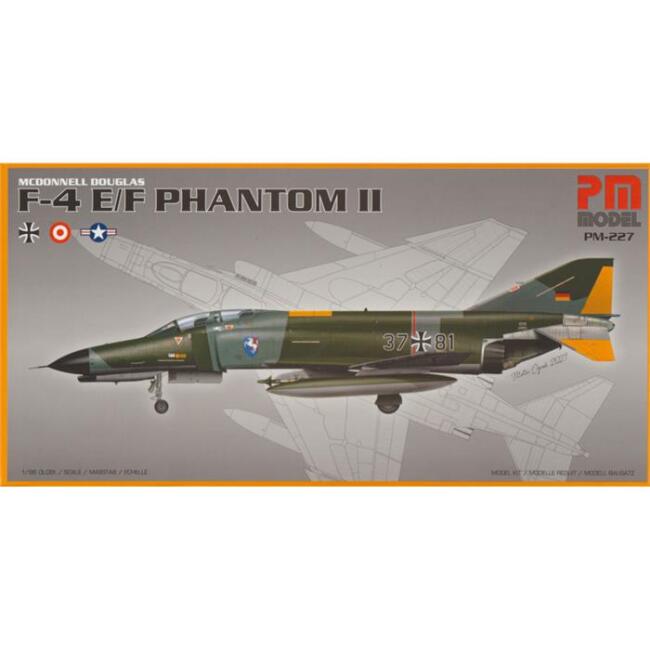 Pm Model Maket Uçak 1:96 Ölçek McDonnell Douglass F-4 E/F Phantom II N:Pm-227 - 2