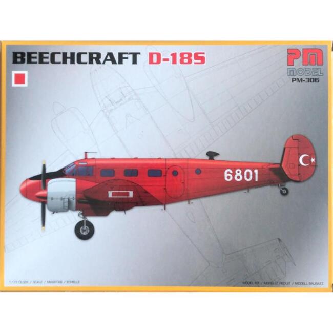 PM Model Maket Uçak Beechcraft 1:72 D185 Pm306 - 1