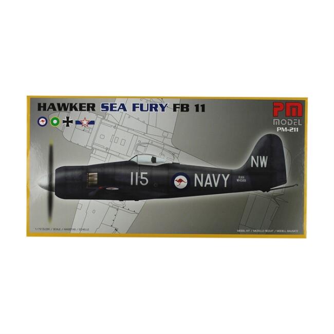 Pm Model Maket N:211 Askeri Uçak 1/72 Fb-11 Hawker Dea Fury - 3