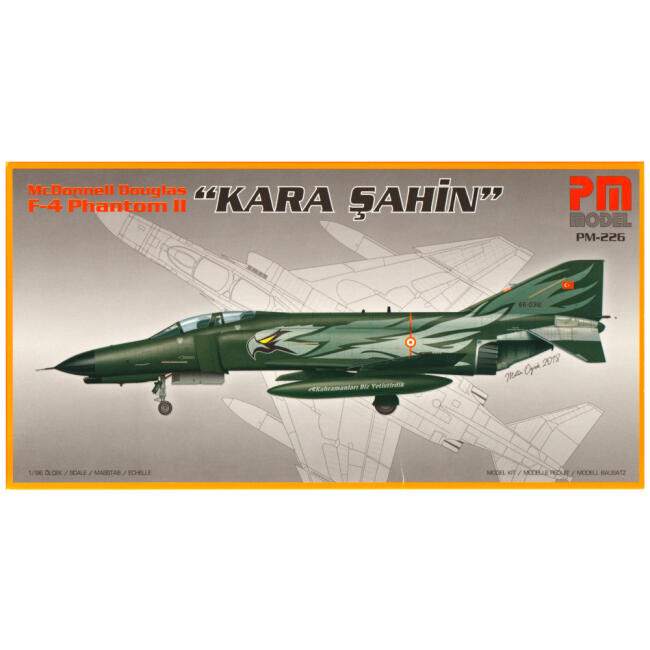 Pm Model McDonnell Douglass F-4 Phantom II ’KARA ŞAHİN’ Model Askeri Uçak 1:96 N:Pm-226 - 1