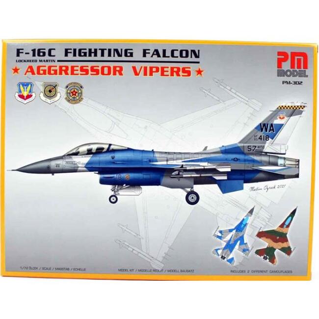 Pm Model Maket N:302 1/72 F-16C Lockheed-Martın Fıghtıng Falcon - 1