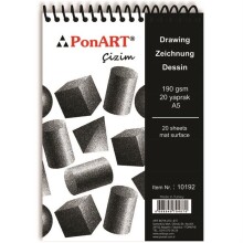 PonART Çizim Defteri 190 g A5 20 Yaprak - Ponart (1)