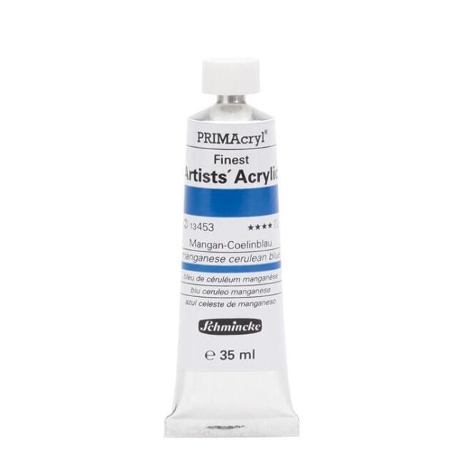 PRİMAcryl Artist Seri 2 Akrilik Boya Manganese Cerulean Blue 35 ml - 1