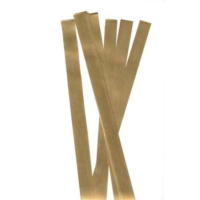 Prinç & Pirinç Levha Kalınlık 0.05 mm 3x30 cm 5 Adet (Paslanmaz) - 1