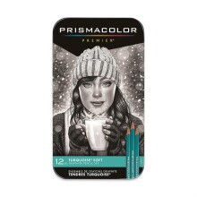 Prismacolor Turquoise Dereceli Kalem Seti 12’li Metal Kutu H-9B - Prismacolor