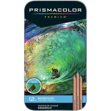 Prismacolor Watercolor Kuruboya 12Li Metal Kutu N:205280019 - Prismacolor