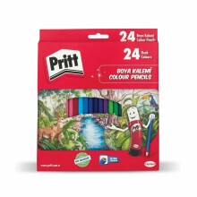 Pritt Kuru Boya Kalem Seti 24’lü Uzun Boy - PRITT