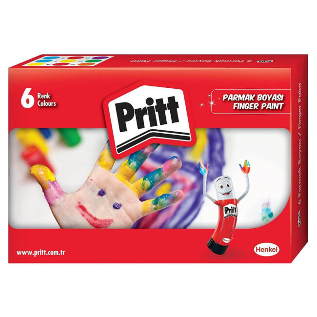 Pritt Parmak Boyası 6x30 ml N:1221355 - 1
