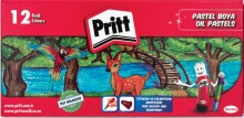 Pritt Yağlı Pastel Boya Seti 12’li 1048061 - PRITT