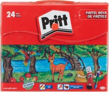 Pritt Yağlı Pastel Boya Seti 24’lü Çantalı N:1048064 - PRITT