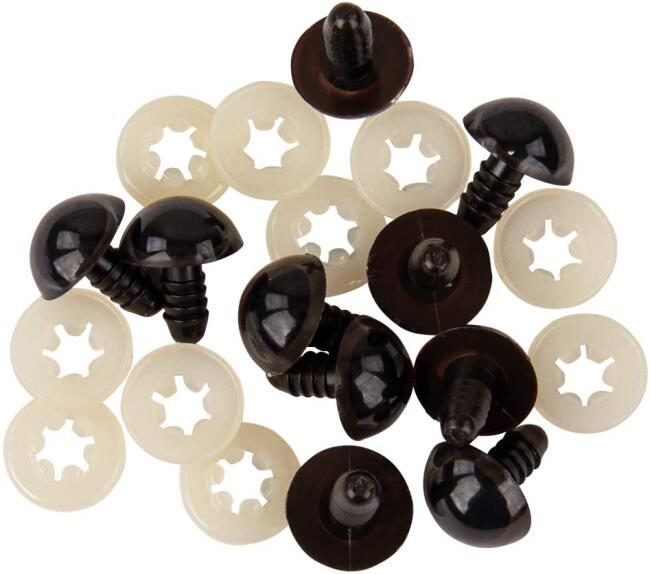 Rayher Peluş Oyuncaklar için Oynar Göz 15 mm 10 Adet - 2