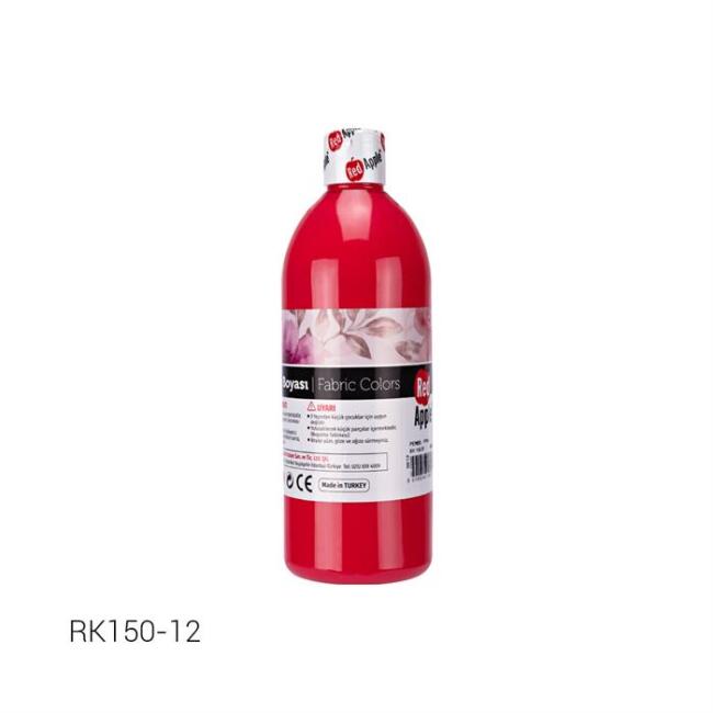 Red Apple Kumaş Boyası 500 ml Kırmızı 12 - 1
