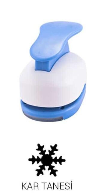 Red Apple Şekilli Delgeç Mega Boy 5 Cm Kar Tanesı Ra36-8820-Kar - 4