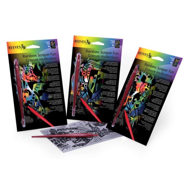 Reeves Gökkuşağı Gravür Kazıma Seti Kral - 2