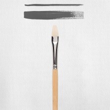 Rembrandt 200 Naturel Domuz Kılı Akrilik ve Yağlı Boya Fırçası No:12 - 4