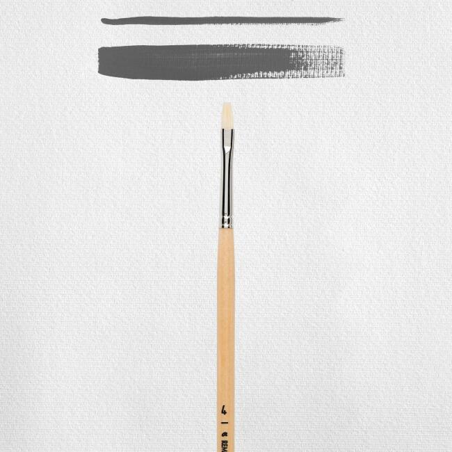 Rembrandt 200 Naturel Domuz Kılı Akrilik ve Yağlı Boya Fırça No:4 - 2