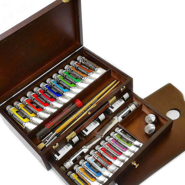 Talens Rembrandt Ahşap Kutulu Master Extra-Fine Yağlı Boya Seti 36 Parça - 3