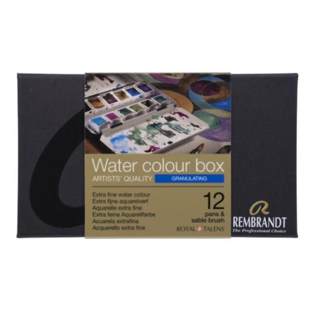 Rembrandt Artist Sulu Boya 12’li Set Granulating - 1