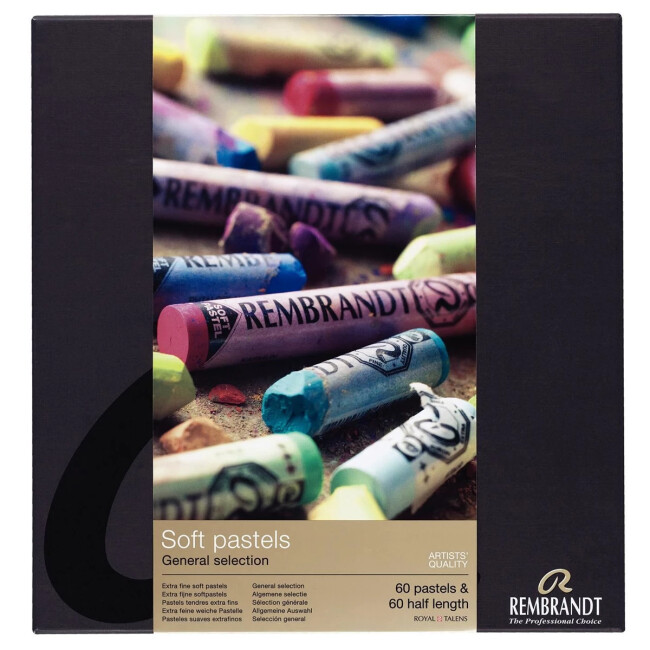 Rembrandt Extra Fine Soft Pastel Seti 120'li General Selection (60 Yarım + 60 Tam Boy) - Rembrandt