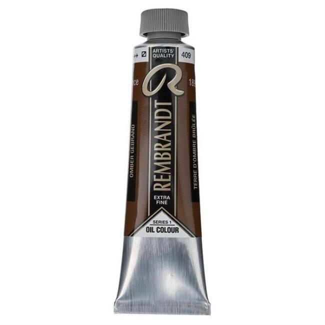 Talens Rembrandt Extra-Fine Yağlı Boya 40 ml Seri 1 Burnt Umber 409 - 2