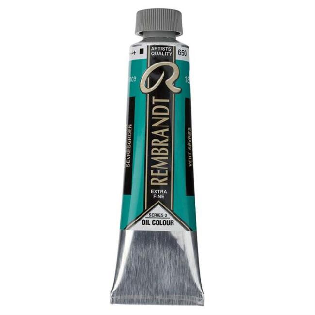 Talens Rembrandt Extra-Fine Yağlı Boya 40 ml Seri 3 Sevres Green 650 - 28